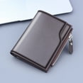 thumbnail image 2 of Faraee Mens Wallet Minimalist Bifold Leather Purse RFID Blocking Multi Card Holder Slim Coin Pocket with ID Window, 2 of 5