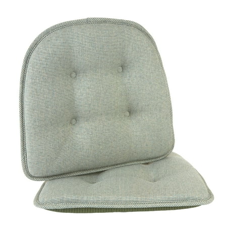 

Gripper Non-Slip 15 x 16 Omega Tufted Chair Cushions Set of 2 Spa