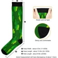 thumbnail image 3 of GZHJMY 2 Pair St.Patrick's Day Clover 20-30mmHg Compression Socks for Women Men, Knee High Stockings for Athletic Sports,Running,Travel, 3 of 7