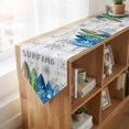 thumbnail image 4 of Rustic Beach Table Runner Linen Burlap Table Runner 90 Inches Long Tropical Surfboard Palm Tree Wooden Grain Dresser Scarves for Kitchen Island Coffee Dining Room Party Wedding Holiday Decor 13"x90", 4 of 8