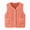 Orange, variant on Boys Girls Fleece Vest Sleeveless Jacket Full-Zip Fall Winter Warm Outerwear(Green,12-18 Months)