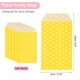 thumbnail image 2 of Uxcell 100Pcs Bolsas de Papel Kraft, 6" x 3" Bolsas de Caramelo Impermeables, Bolsas de Favor Planas, Bolsas de Regalo Pequeñas, Puntos Amarillos, 2 of 6