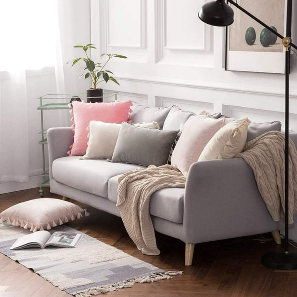 Bright top sofa cushions