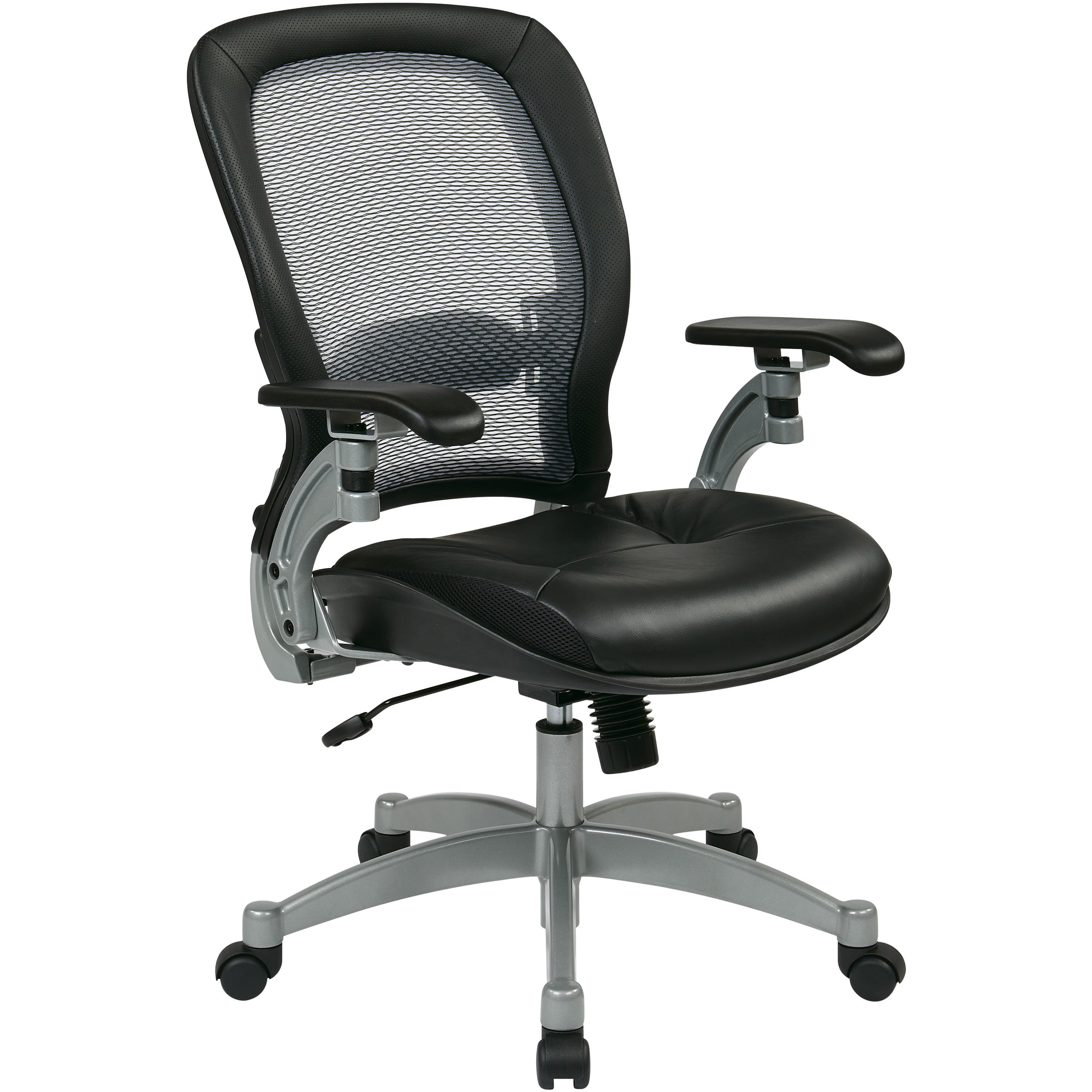 Office Star Osp3680 Space 3000 Professional Air Grid Back Managerial Mid Chair 1 Each Black