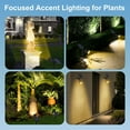 thumbnail image 3 of Solar Lights Outdoor, 6 Pack, 4 Modes, 180° Adjustable Waterproof Landscape Spotlights for Flag, Pathway, Yard, Garden, Driveway - Warm White, 3 of 8