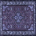 thumbnail image 1 of Ahgly Company Indoor Square Persian Blue Traditional Area Rugs, 8' Square, 1 of 4
