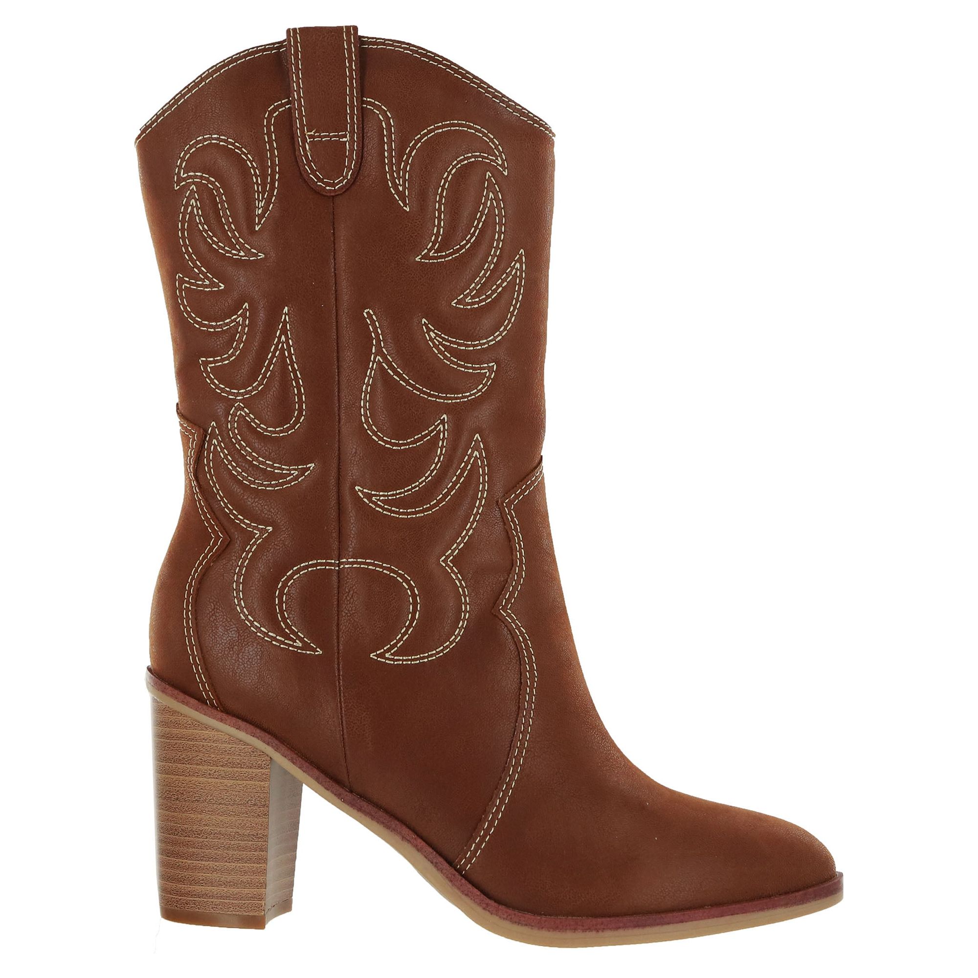 The Pioneer Woman Embroidered Mid-Calf Western Boots, Women's - image 4 of 6