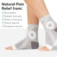 thumbnail image 6 of 1Pair Neuropathy Socks Compression Sleeve For Ankle Swelling Pain Relief Sprain Neuropathy Nano Support Brace Women Men, 6 of 7