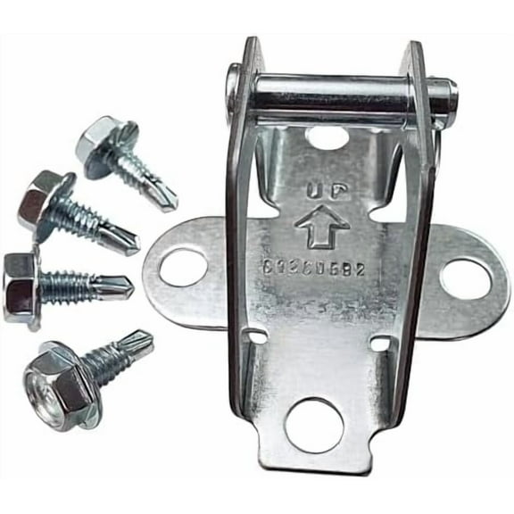 41A5047 Door Bracket for Garage Door Openers, Replacement Door Bracket Compatible with All Chamberlain, Craftsman and LiftMaster Models Made After 1993, with Pin and Clip & 4 Fasteners