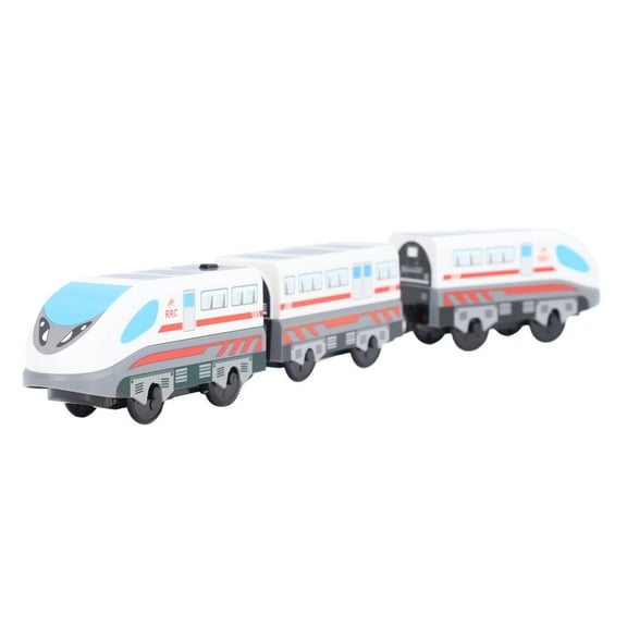 Electric Train Set Educational Adsorption Connection Battery Operated Track Train Toy for Kids Boys Girls