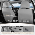 thumbnail image 3 of WRWolf Fusion Seat Covers Car Seat Cover Full Set for Ford Fusion 2010-2020,Seat Covers for Cars,Automotive Seat Covers for SUV(Gray), 3 of 6