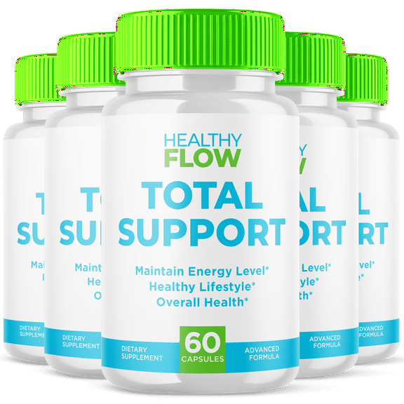 Healthy Flow Total Support Advanced Formula Pills Supporting Energy and Healthy Lifestyle 300 Capsules