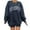 Navy Blue, variant on Sherrylily Women Sweatshirt Los Angeles California Long Sleeve Casual Loose Pullover Tops