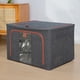 thumbnail image 3 of Xihbxyly Caja de Almacenamiento de Ropa, Gran Capacidad, Diseño de Cremallera Resistente, Marco de Acero Transparente, Uso Versátil para Armario y Dormitorio, Plegable y Ahorra Espacio, Tamaño 39 X 2, 3 of 3