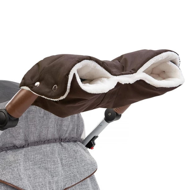 Dnzceghtig Calentadores de Manos, Guantes para Cochecito, Manguitos con Interior de Forro Polar, Transpirables, Impermeables, a Prueba de Viento, tamaño Universal para Cochecitos, Cochecitos,