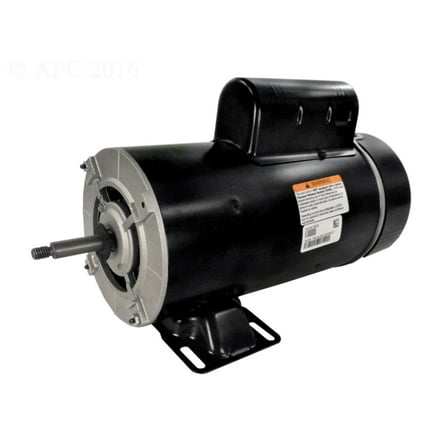 The Pool Supply Shop 3 HP Black Thru-Bolt Dual Speed Round Flange Pool Motor