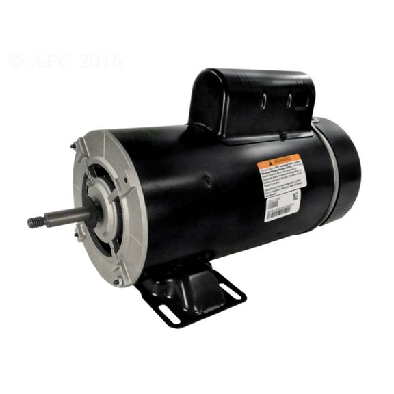 The Pool Supply Shop 3 HP Black Thru-Bolt Dual Speed Round Flange Pool Motor