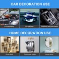 thumbnail image 1 of LOLIPPYY 20Pcs Transparent Removable Double Sided Tape Pads for Mounting Glass Wood Metal, 1 of 8