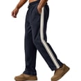 thumbnail image 2 of GrmtClth Men's Soft Corduroy Straight Leg Pants Adjustable Drawcord Waist American Retro Lounge Street Daily Trousers Navy S, 2 of 5