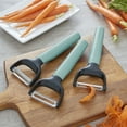 thumbnail image 2 of Kitchenaid Universal 3-piece Peeler Set in Aqua Sky, 2 of 5