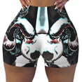 thumbnail image 2 of Lsque The Binding of Isaac Pattern High Waisted Biker Shorts for Women-Tummy Control Fitness Athletic Workout Running Yoga Gym Shorts,Moisture-Wicking-XX-Large, 2 of 9