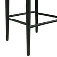 thumbnail image 5 of Christopher Knight Home 41.5" Mid-Century Bar Stools with Curved Backrest and Puffy Seat, Black, Set of 2, 5 of 9