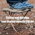 thumbnail image 5 of Foldable Backpack Stool, Portable Mini Outdoor Camping Folding Seat with Adjustable Shoulder Strap, for Camping, Fishing, Hiking, Picnics, Outdoor Barbecue, 5 of 10