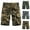 Khaki, variant on Men's Cargo Shorts with Pockets Plus Size Camouflage Shorts Lightweight Outdoor Pants Workwear for Men Travel Golf Camping Gifts for Men Gray
