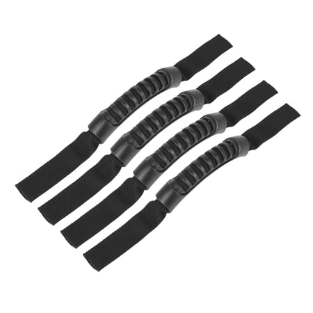 4pcs Universal Mount Carry Grab Handle Replacement Black for Kayak Boat Canoe