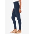 thumbnail image 3 of Roaman's Women's Plus Size Essential Stretch Ankle Length Pull-On Legging, 3 of 6