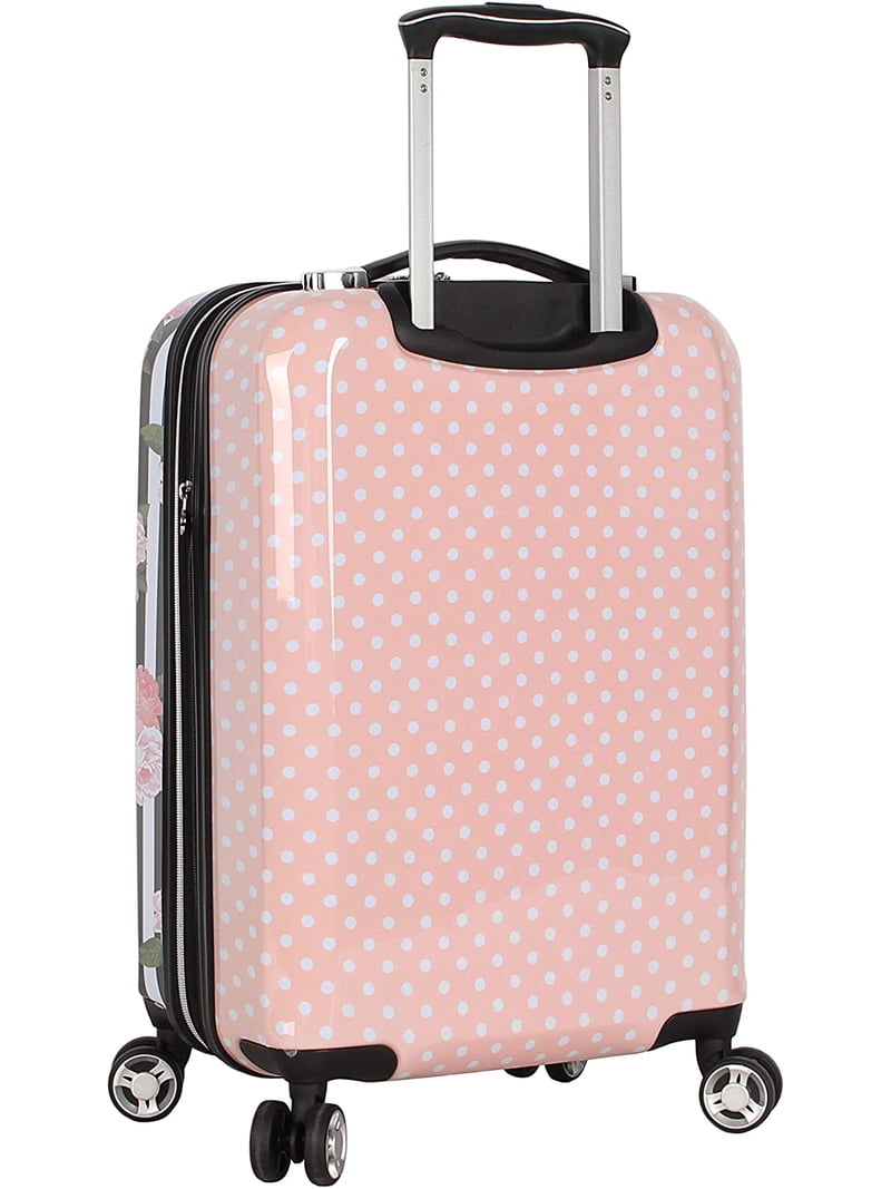 Betsey Johnson 20 Inch Carry On - Lightweight, Expandable Hardside