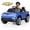 Blue, variant on EVOKEDEN 24V Licensed Chevrolet Silverado Electric Car for Kids, Ride on Toys with Remote Control, LED Lights, Music Player, Seat Belts, Black