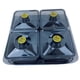 thumbnail image 2 of Plato de frutos secos, aperitivos, plato, caja de almacenamiento de alimentos, gris 4 rejillas, 2 of 9