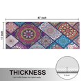 thumbnail image 5 of Kitchen Rugs Sets Of 2,Multicolor Ethnic Mandala Pattern Anti Fatigue Kitchen Mat Rugs Non Slip Washable,Decorative Kitchen Floor Mats for Kitchen,Sink,Laundry,17"X47", 5 of 5