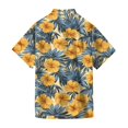 thumbnail image 5 of HAJWOH Hawaiian Shirt for Men Casual Button Down Short Sleeve Summer Beach Shirts Loose Fit Floral Print Tropical Tops, 5 of 7