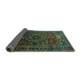 thumbnail image 2 of Ahgly Company Indoor Square Persian Turquoise Blue Traditional Area Rugs, 3' Square, 2 of 4