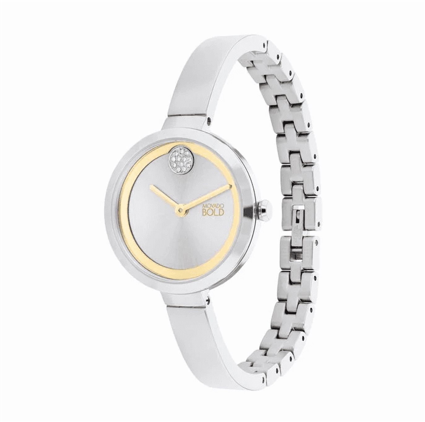 Movado Bold 3601010 Silver Dial Silver Stainless Steel 