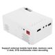 thumbnail image 4 of HD Mini LED Projector, 1080P Supported LED Projector, Supports All Format Playback Contrast Ratio: 1000: 1 ANGGREK A NOSOTROS, 4 of 8