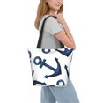 thumbnail image 2 of Disketp Navy Blue Anchor Bolsa de Hombro Casual para Mujer, Bolso Cruzado para Compras, Viajes y Uso Diario, 2 of 6