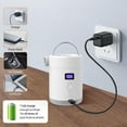 thumbnail image 4 of Portable Air Pump for Inflatables, Electric Mini Air Pump with 4 Nozzles, Camping Light, USB Rechargeable Air Mattress Pump Inflator Pumps for Pool Floats Sleeping Pads, 4 of 7