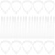 thumbnail image 1 of 60pcs Collar Fixing Strips Shirt Collar Support Shirt Collar Strips Collar Stays, 1 of 4