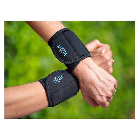 Adjustable Wrist Weights 1 LB PAIR (1/2 lb each) Large 8" - 10"