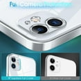 thumbnail image 3 of Crystal Clear Case for iPhone 11, [Not Yellowing] [Camera Protection] [Military Grade Drop Tested] Transparent Shockproof Protective Phone Case Soft Silicone Slim Cover, 6.1 inch, Silver, 3 of 8