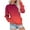 Red#1, variant on cocolona Womens Crewneck Sweatshirt Fall Long Sleeve Shirts Fashion Casual Loose Polka Print Tops with Pockets