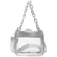 thumbnail image 1 of Bolso Mano Bsvklp PVC Mujer Personalidad Transparente, 1 of 9