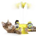 thumbnail image 4 of Cosquillas divertidas para juguete de gato, molino giratorio, hierba gatera con rompecabezas interactivo de plumas, 4 of 4