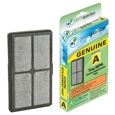 Cleaning Air Filters GermGuardian FLT4010 GENUINE True HEPA Replacement Filter for AC4010 and AC4020 Table Top Air Cleaning Systems ()