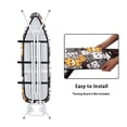 thumbnail image 4 of Kuiaobaty Cartoon Cat Pattern Ironing Board Cover with Elastic Edge Iron Protector Cover Dust Cover Snug Fit Ironing Board Home & Kitchen Accessories Easy to Install, 4 of 5