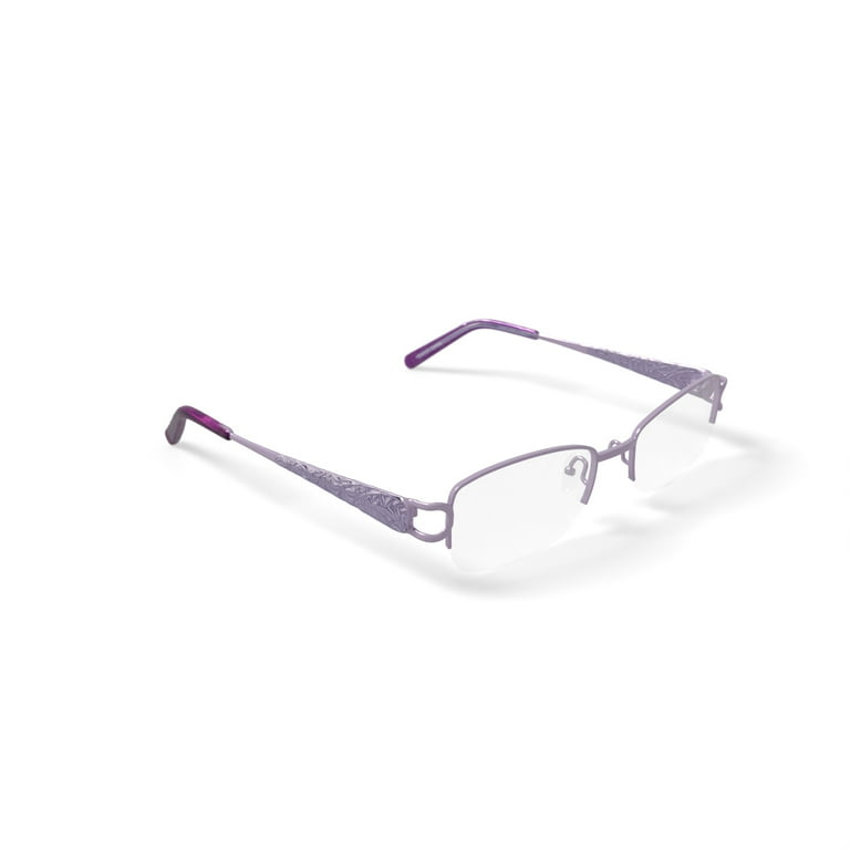 Walmart Women's FM11550 Rectangular Prescription Eyeglasses with