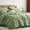 Sage Green, variant on Davulos King Size Comforter Set Sage Green, 7 Pieces Bed in a Bag with Comforter Sheets Pillowcases & Shams ,Lightweight King Bedding Sets